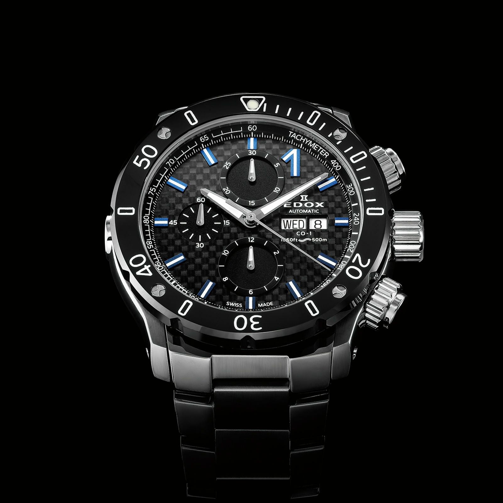 クロノオフショア1 クロノグラフ | EDOX Official Site