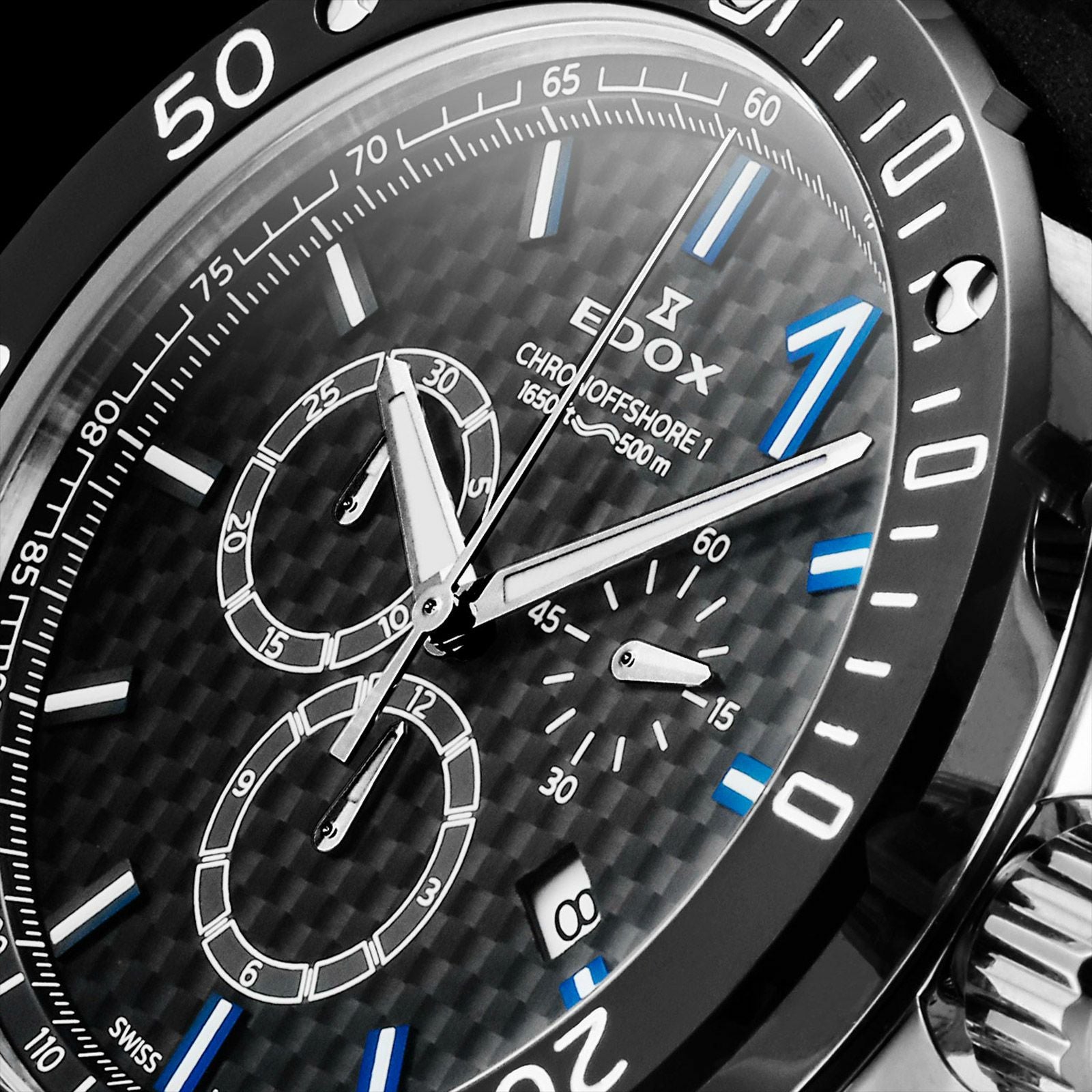 クロノオフショア1 クロノグラフ | EDOX Official Site