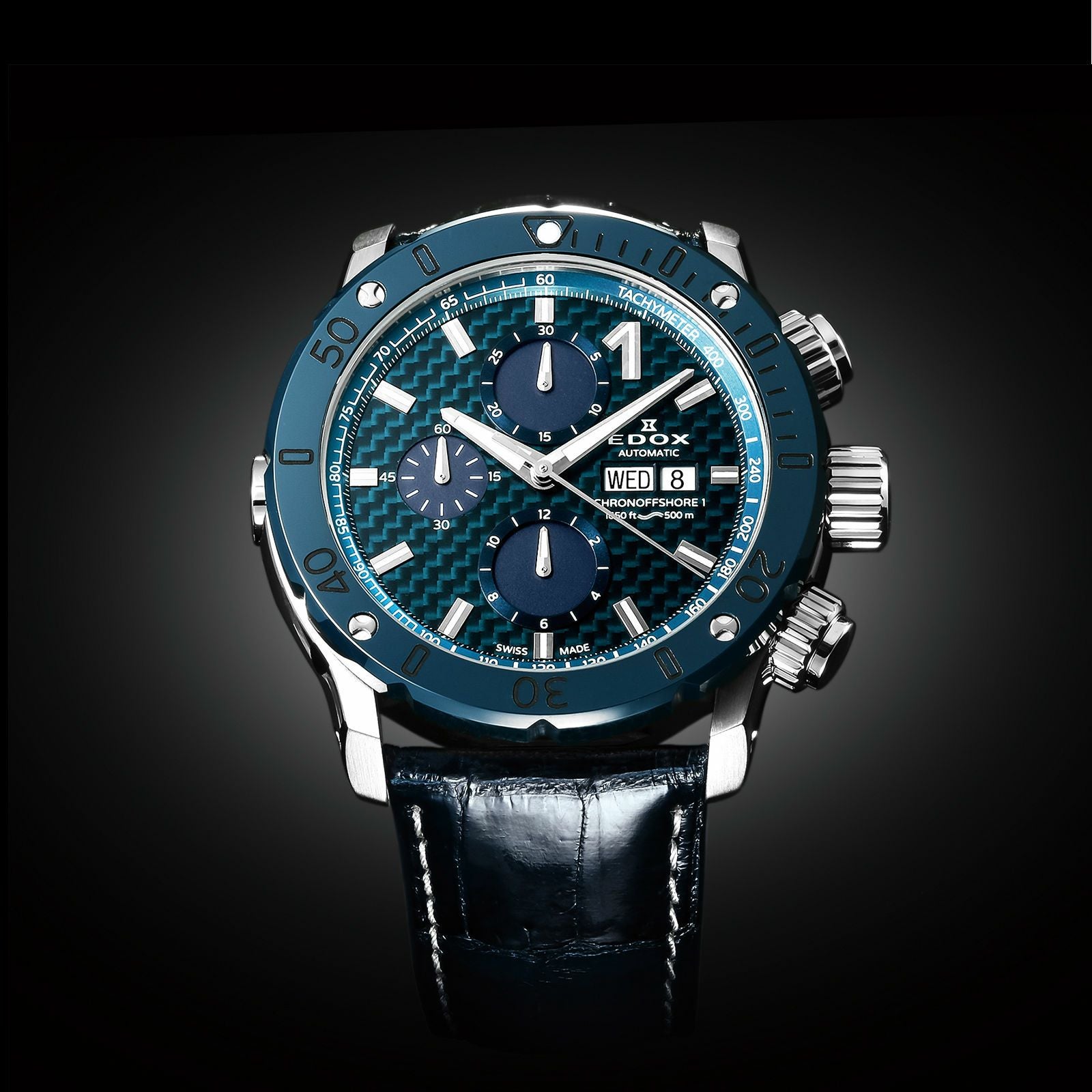 クロノオフショア1 クロノグラフ オートマティック | EDOX Official Site