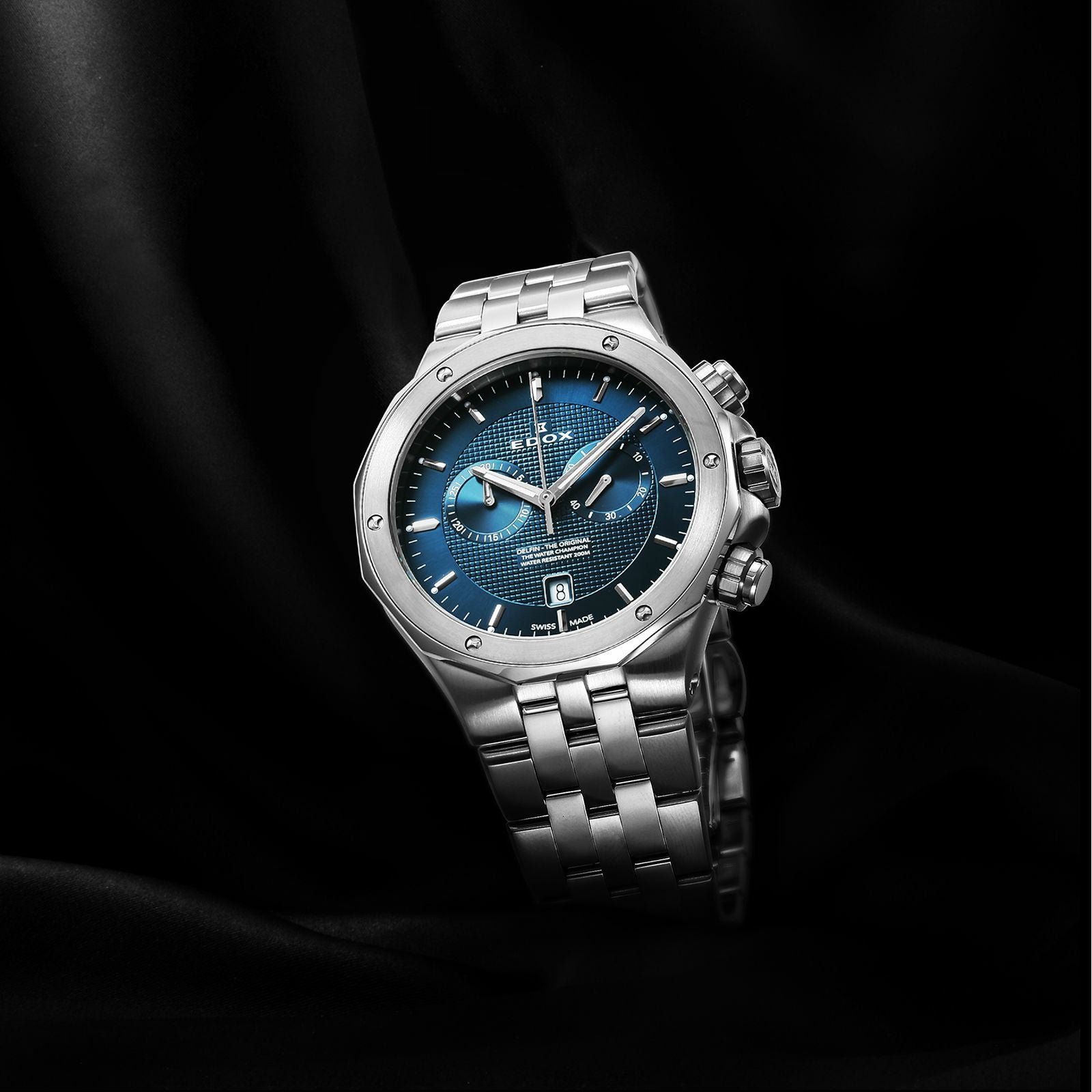 デルフィン オリジナル クロノグラフ | EDOX Official Site