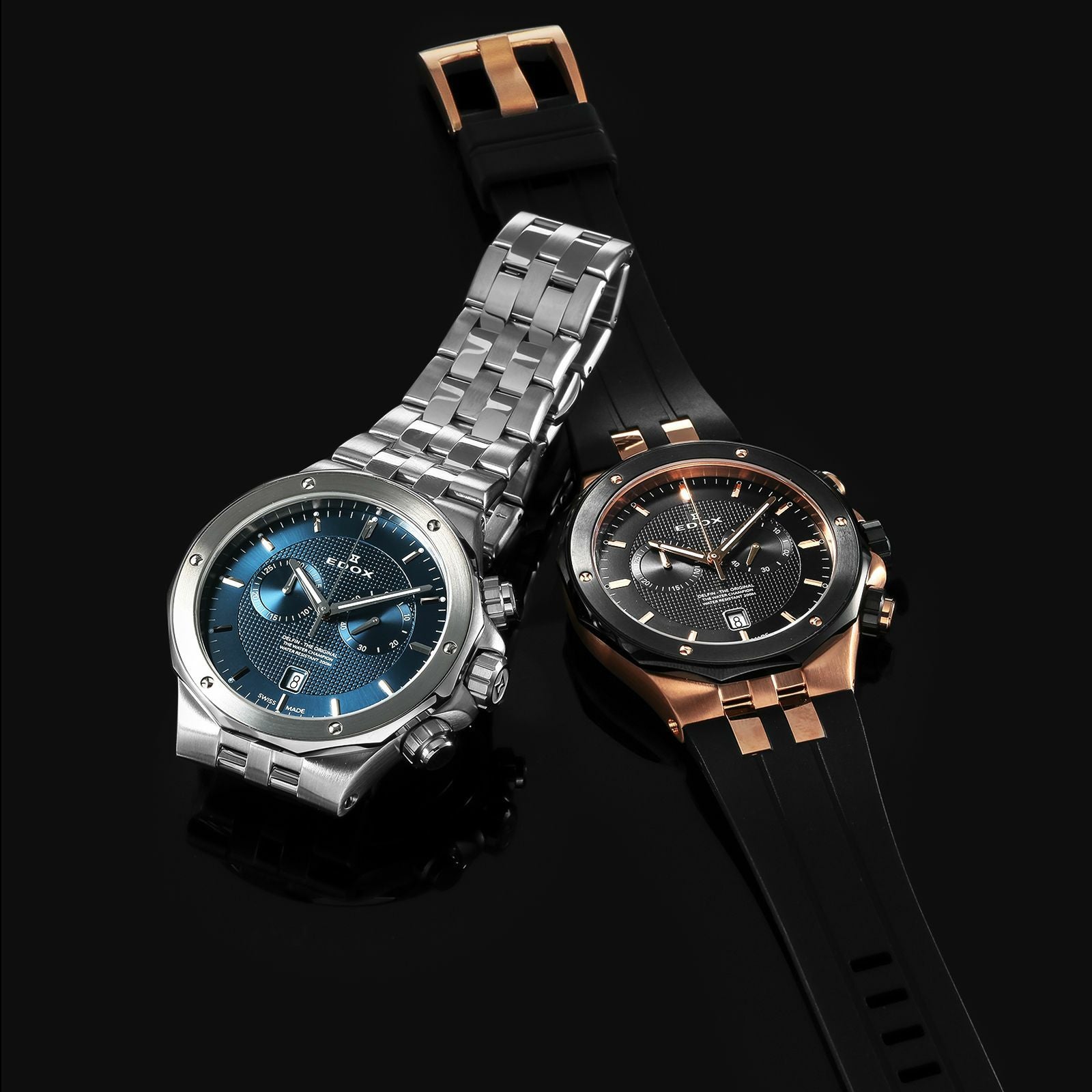 デルフィン オリジナル クロノグラフ | EDOX Official Site
