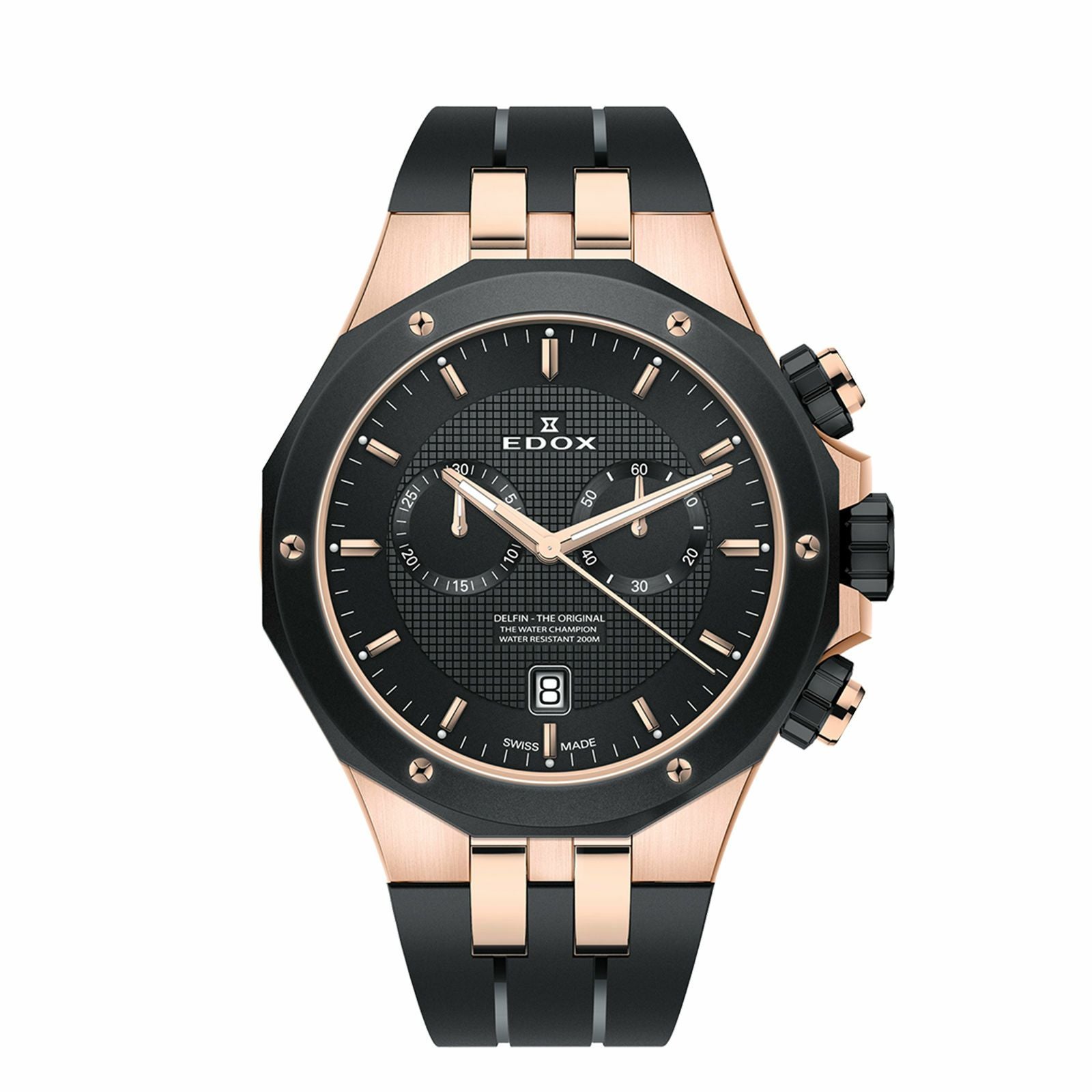 エディカ Edox Delfin Automatic Chronograph 10112-3bum-buin | Hodinky-365.com