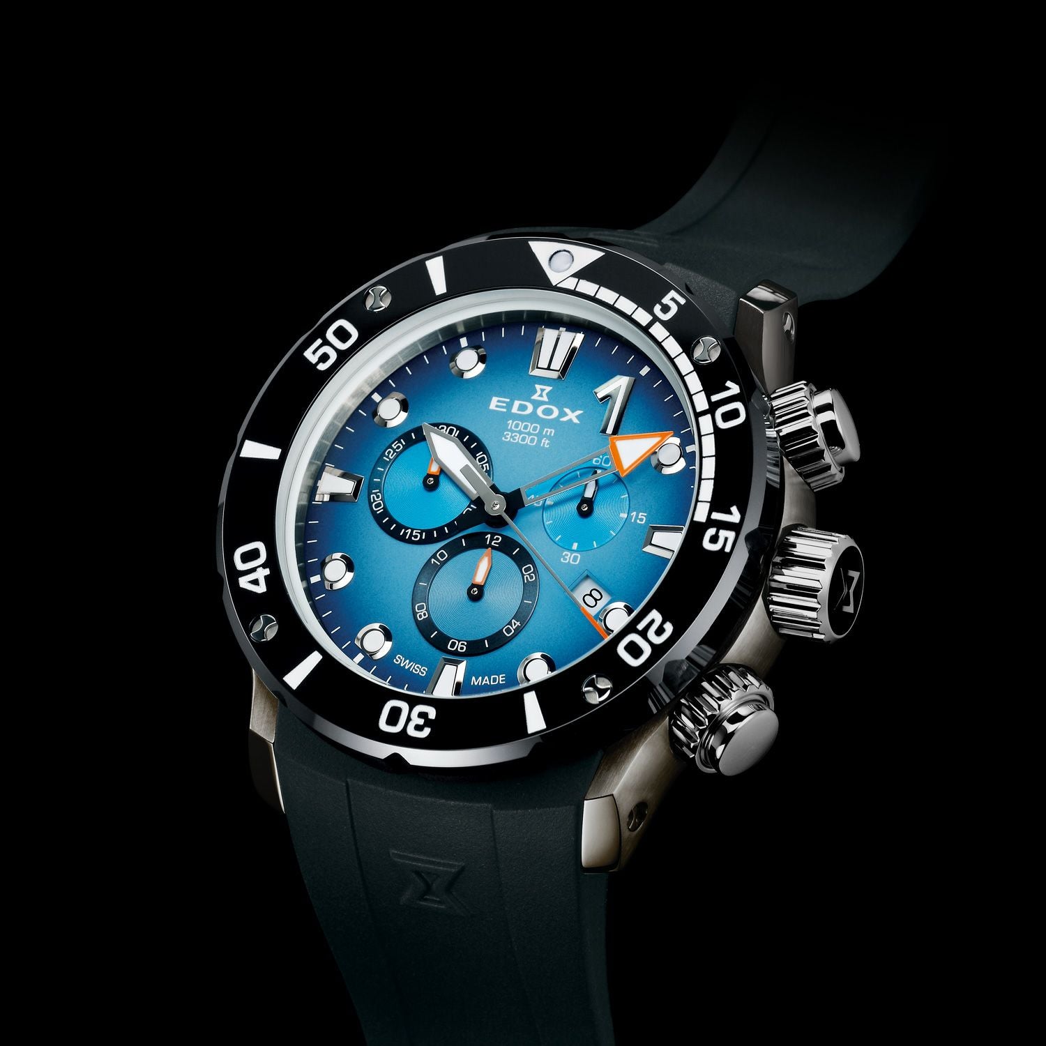 クロノオフショア1 クロノグラフ | EDOX Official Site