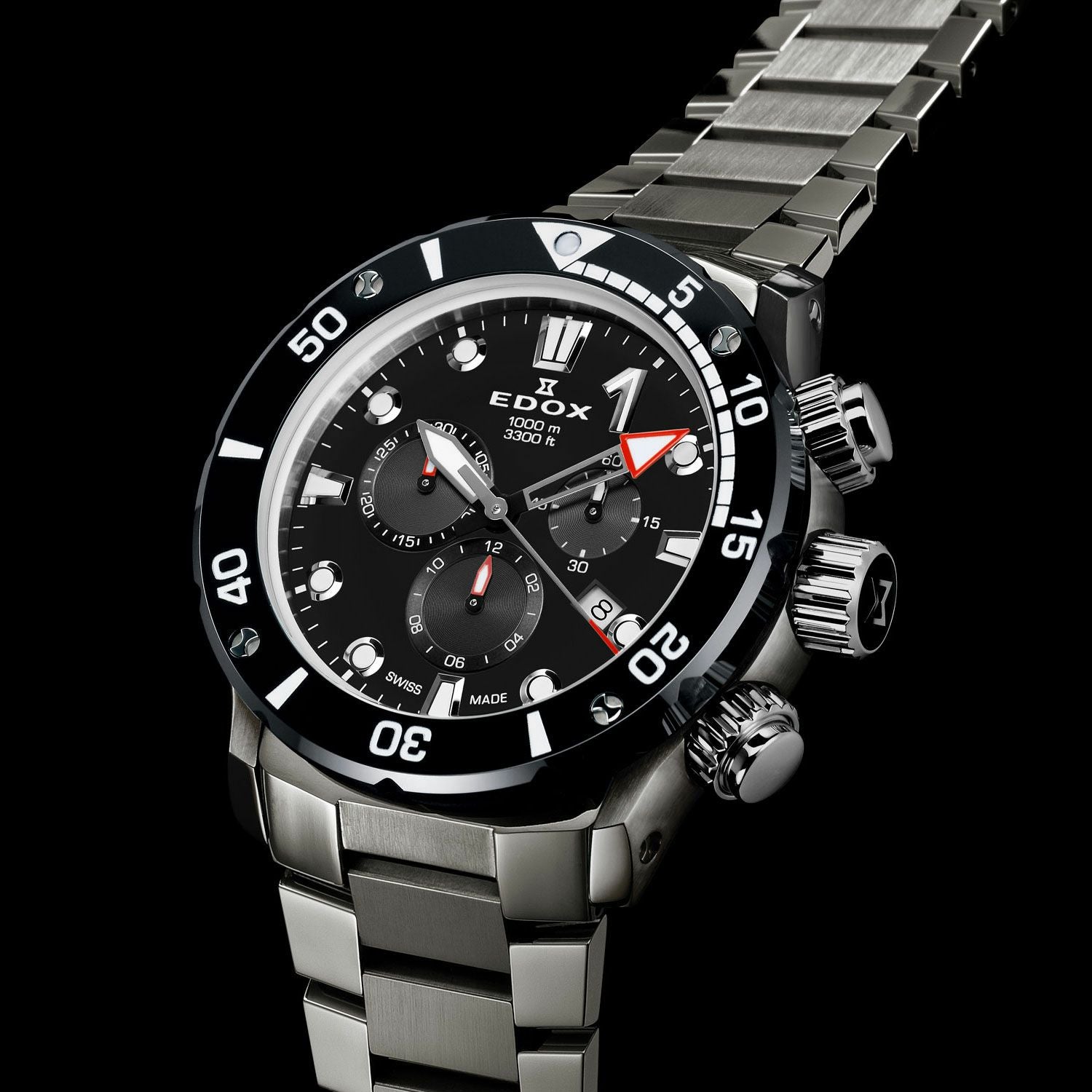 クロノオフショア1 クロノグラフ | EDOX Official Site クロノオフショア1 クロノグラフ | EDOX Official Site