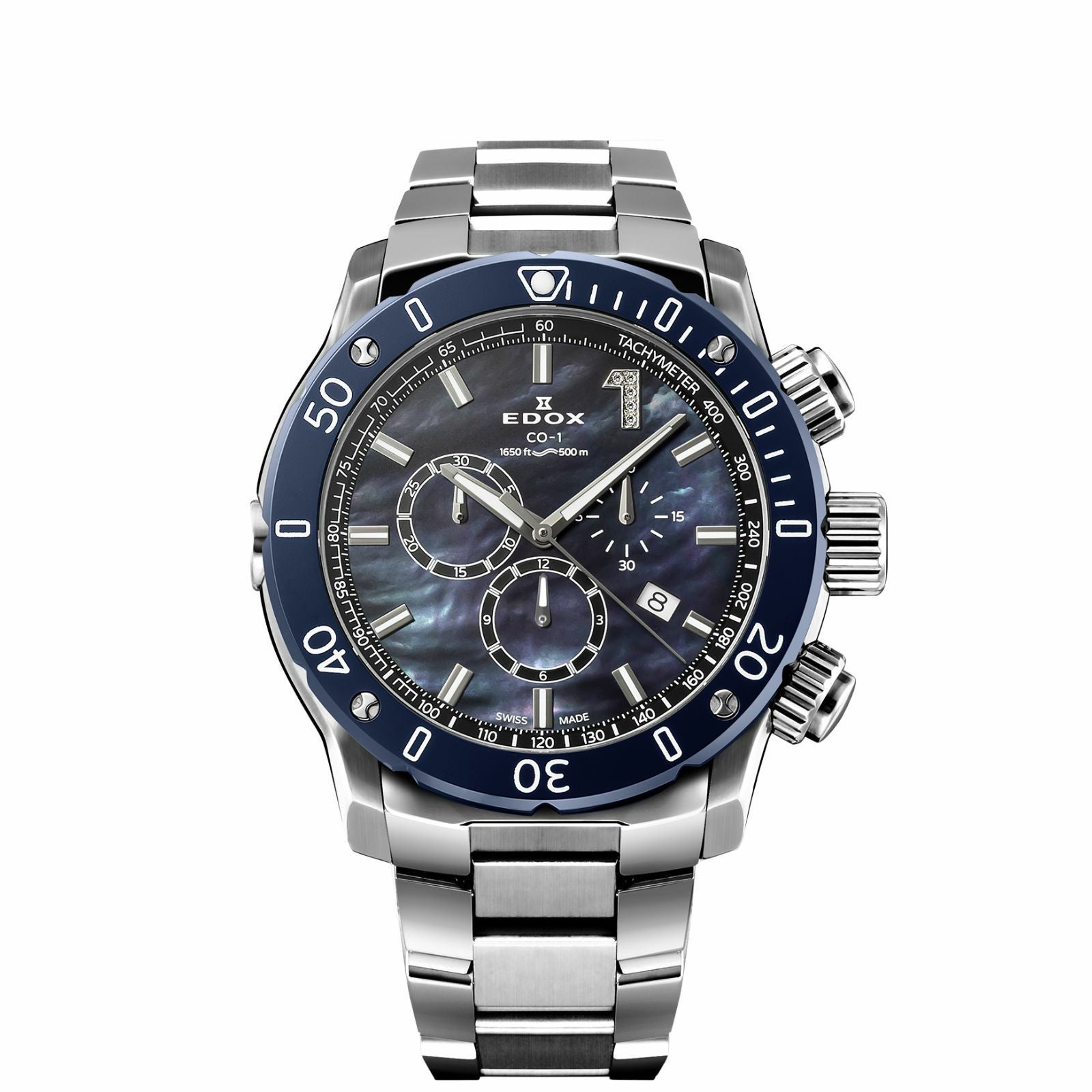 【苫小牧バナナ】美品 EDOX/エドックス クロノオフショア 10221-37N1-VM1-S メンズQZ 腕時計 迷彩文字盤 使用感少オススメの1本♪ EDOX（エドックス）クロノオフショア1 クォーツ シリーズ - クロノ
