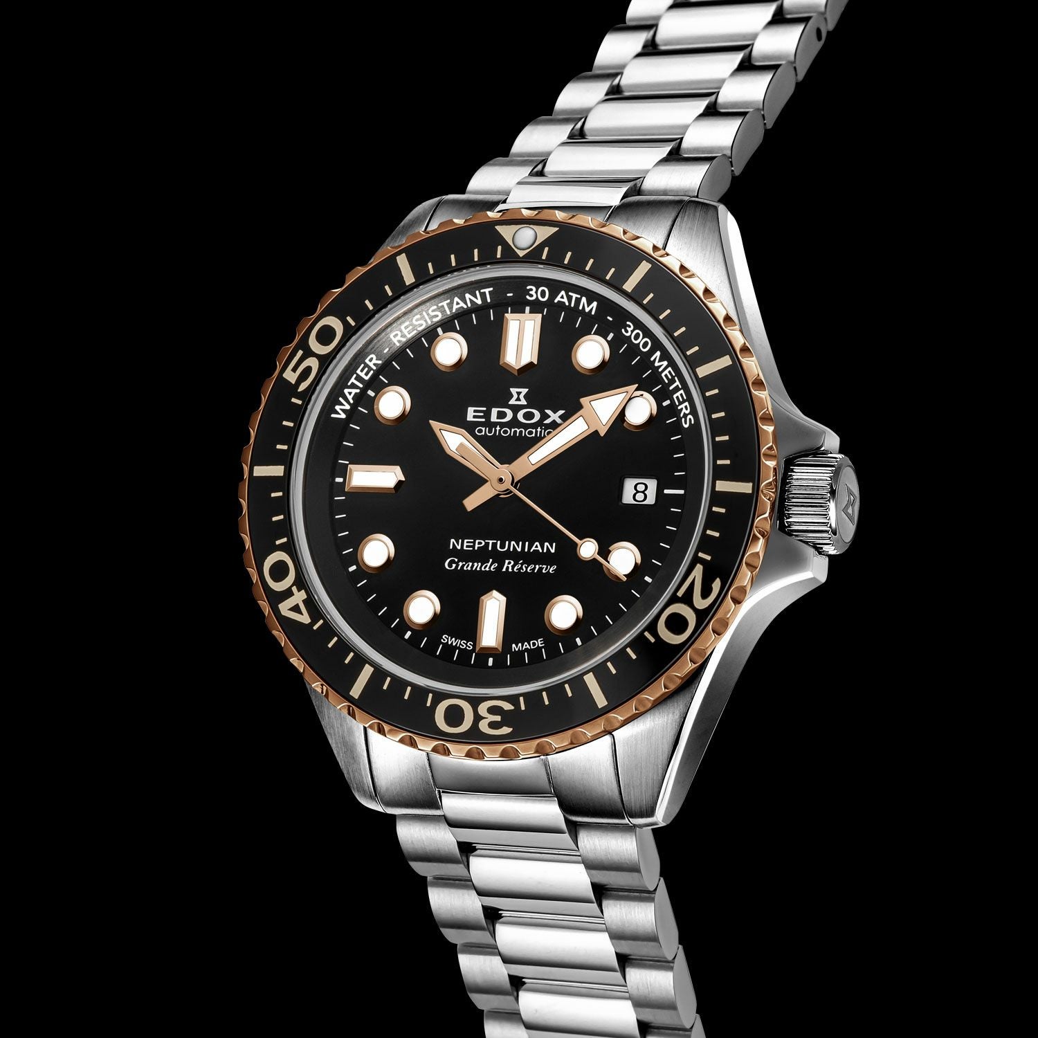ネプチュニアン グランデ リザーブ デイト オートマティック | EDOX