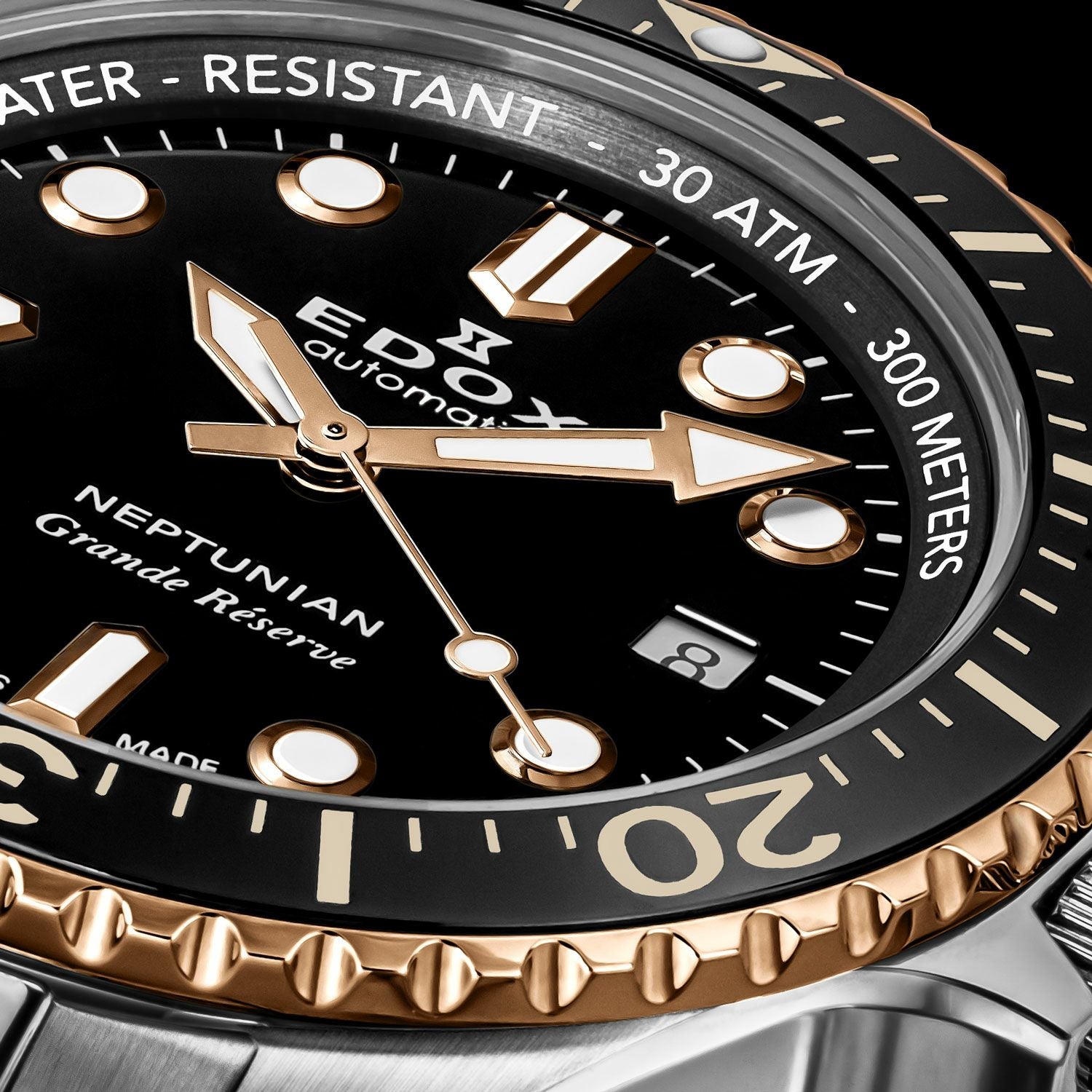 ネプチュニアン グランデ リザーブ デイト オートマティック | EDOX