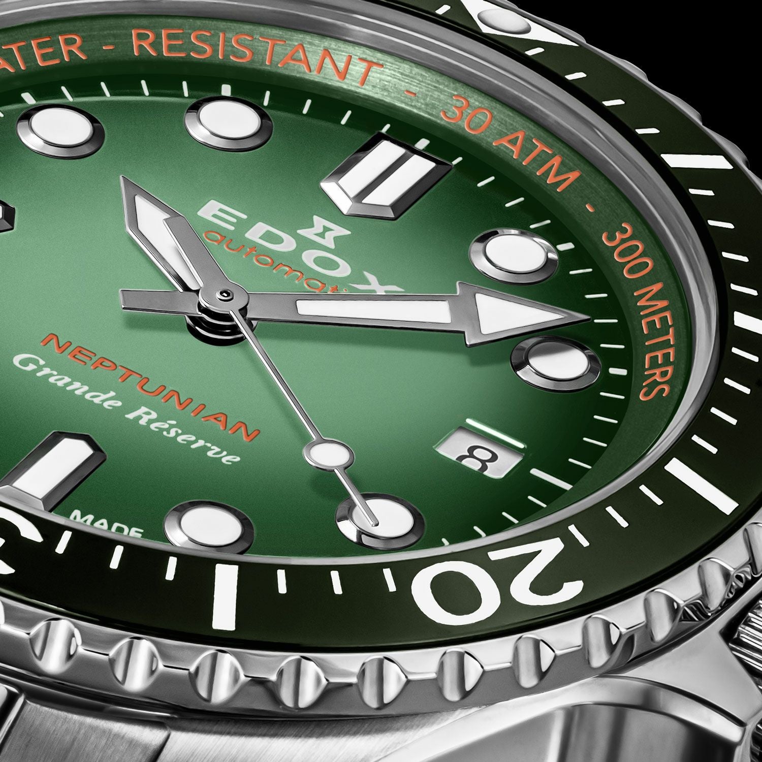 ネプチュニアン グランデ リザーブ デイト オートマティック | EDOX