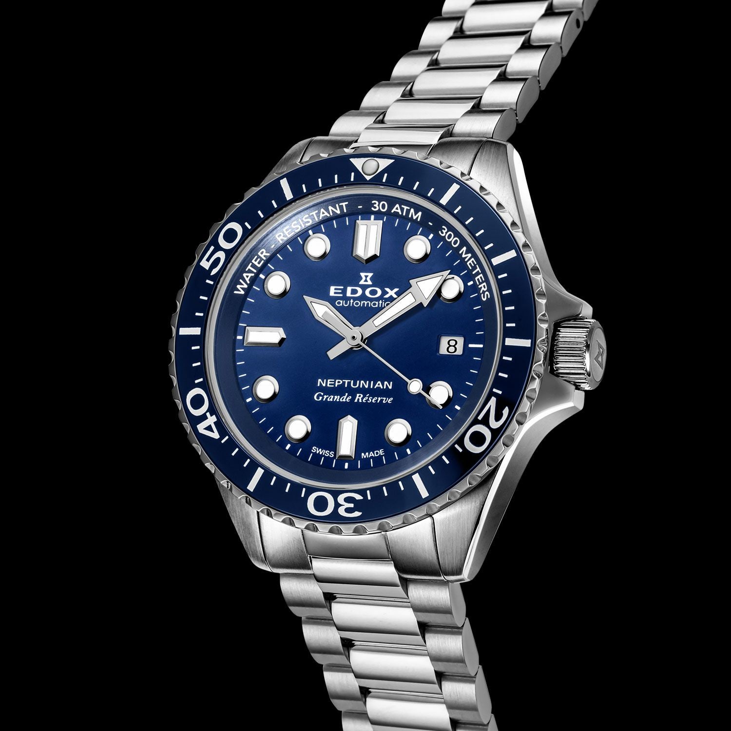 ネプチュニアン グランデ リザーブ デイト オートマティック | EDOX