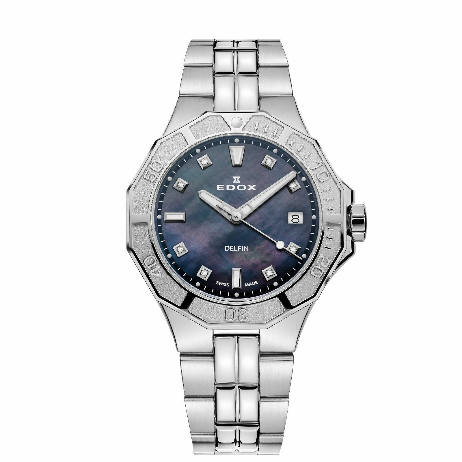 デルフィン オリジナル ダイバー デイト レディー | EDOX Official Site