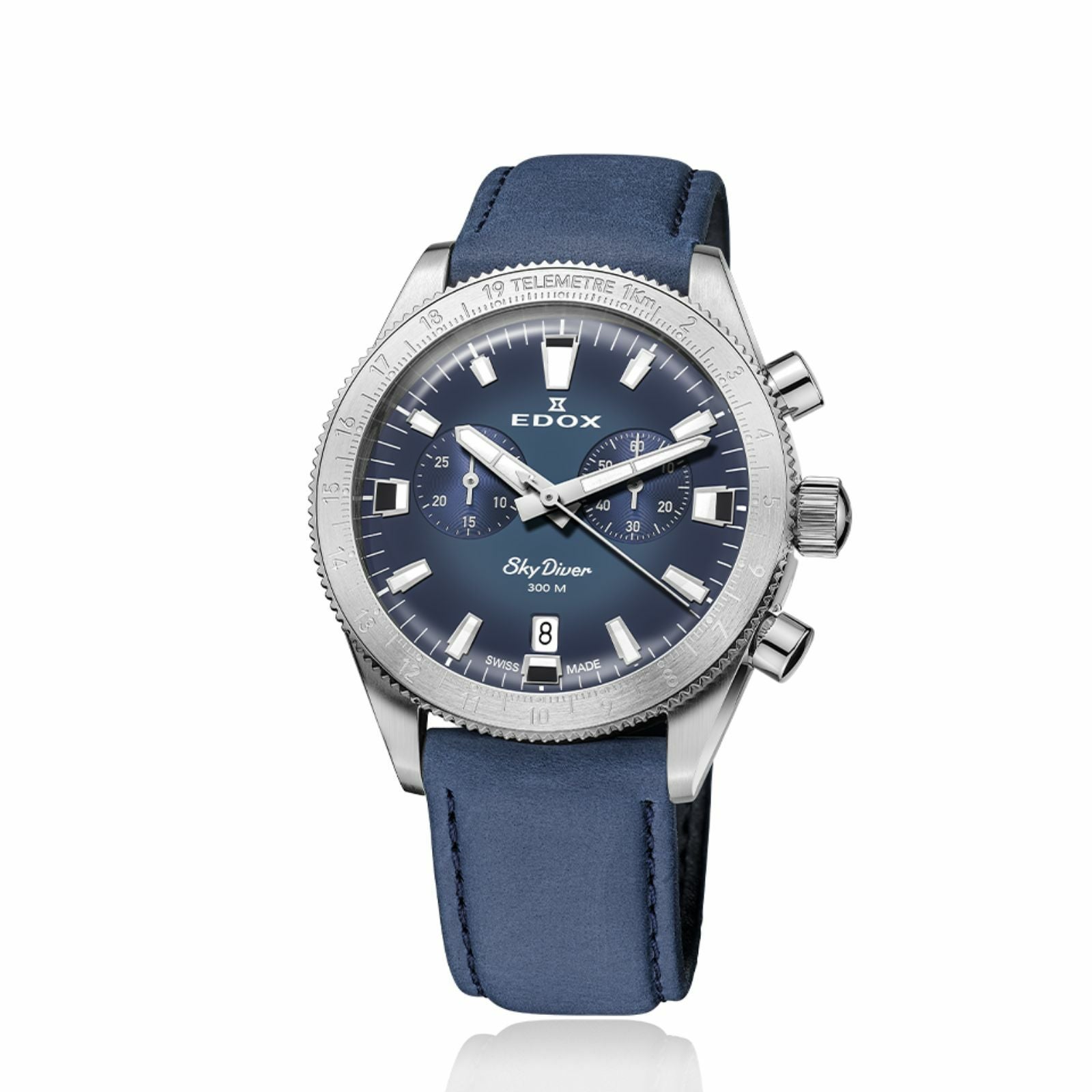 スカイダイバー クロノグラフ | EDOX Official Site