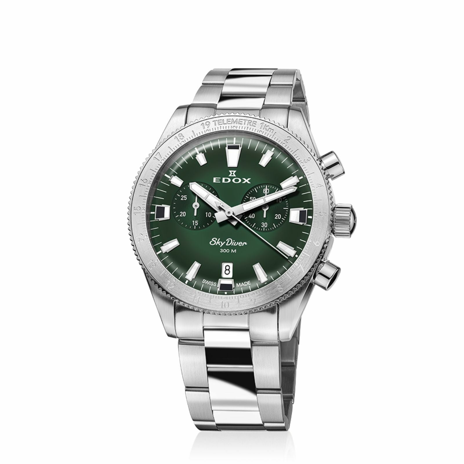 スカイダイバー クロノグラフ | EDOX Official Site