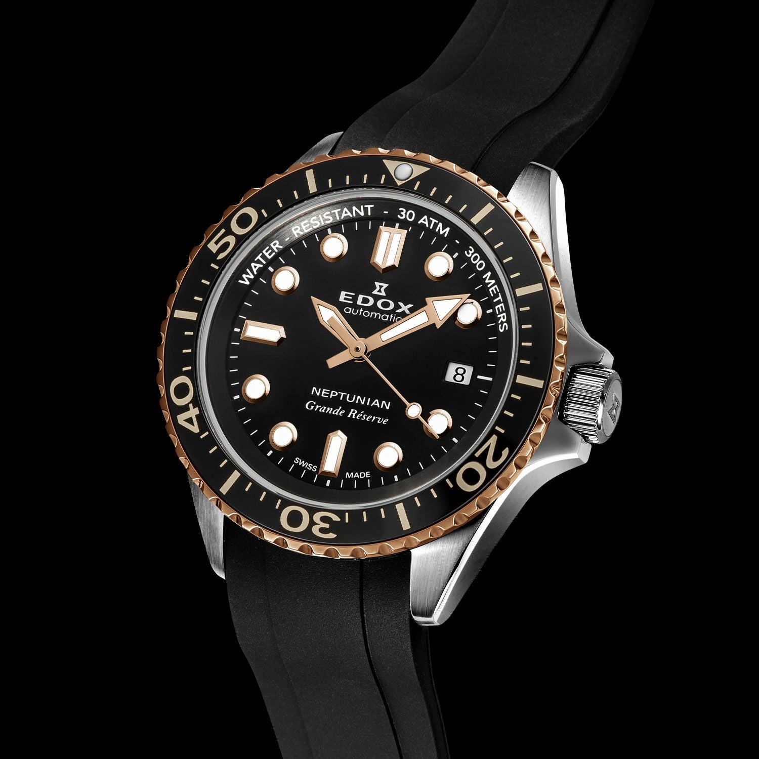 ネプチュニアン グランデ リザーブ デイト オートマティック | EDOX
