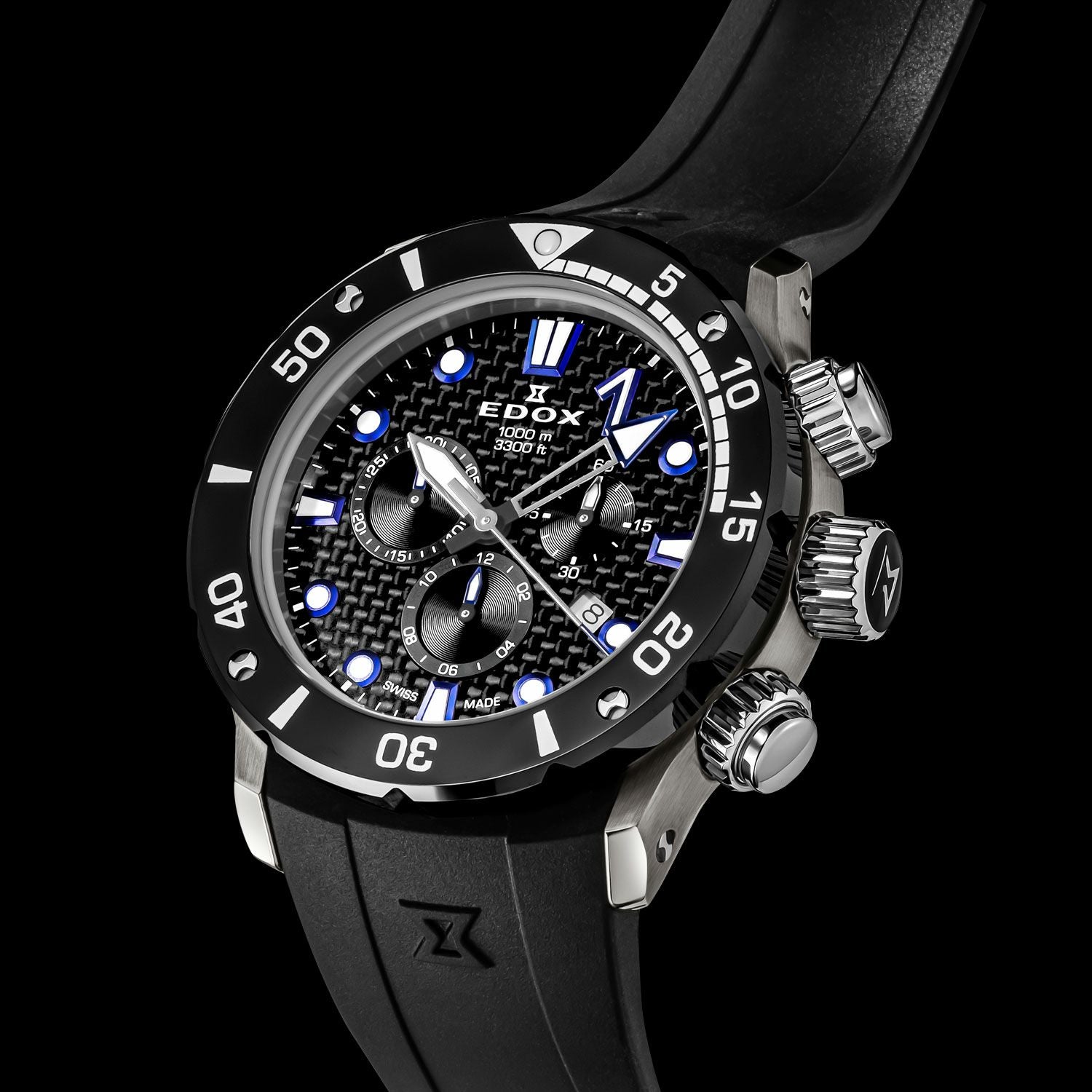 クロノオフショア1 クロノグラフ | EDOX Official Site
